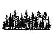 Majestic Pine Trees SVG, a Finance Illustration by Amazin_art (Thumbnail 9 of 34)