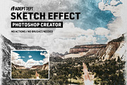 Photoshop Sketch Effect Creator, a Layer Style Add-On by AdeptDept (Thumbnail 1 of 11)