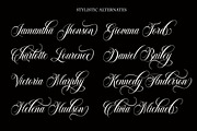 Everleigh Script, a Script Font by Has_rizal (Thumbnail 7 of 10)