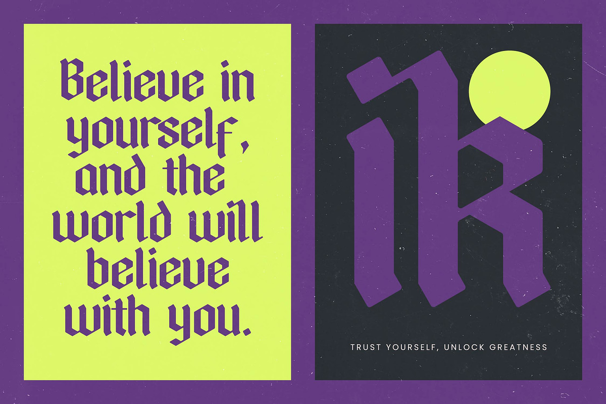 Mystic Venom Modern Blackletter, a Blackletter Font by timelesstype.co (Photo 12 of 20)