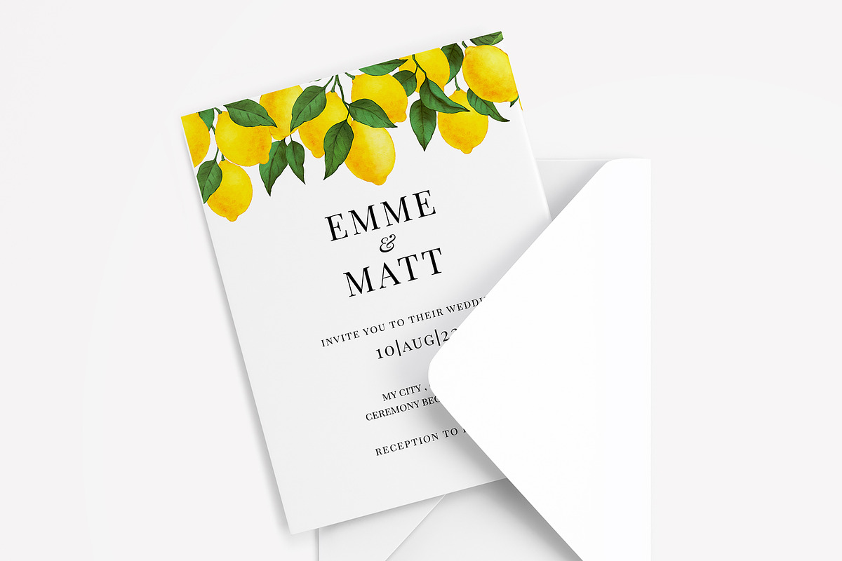 Watercolor Lemon borders png., a Graphic by ARTVracovska (Photo 4 of 5)