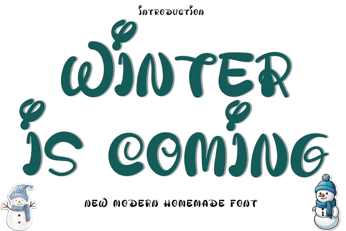 Winter Is Coming, a Handwritten Font by FreshTypeINK (Photo 1 of 8)