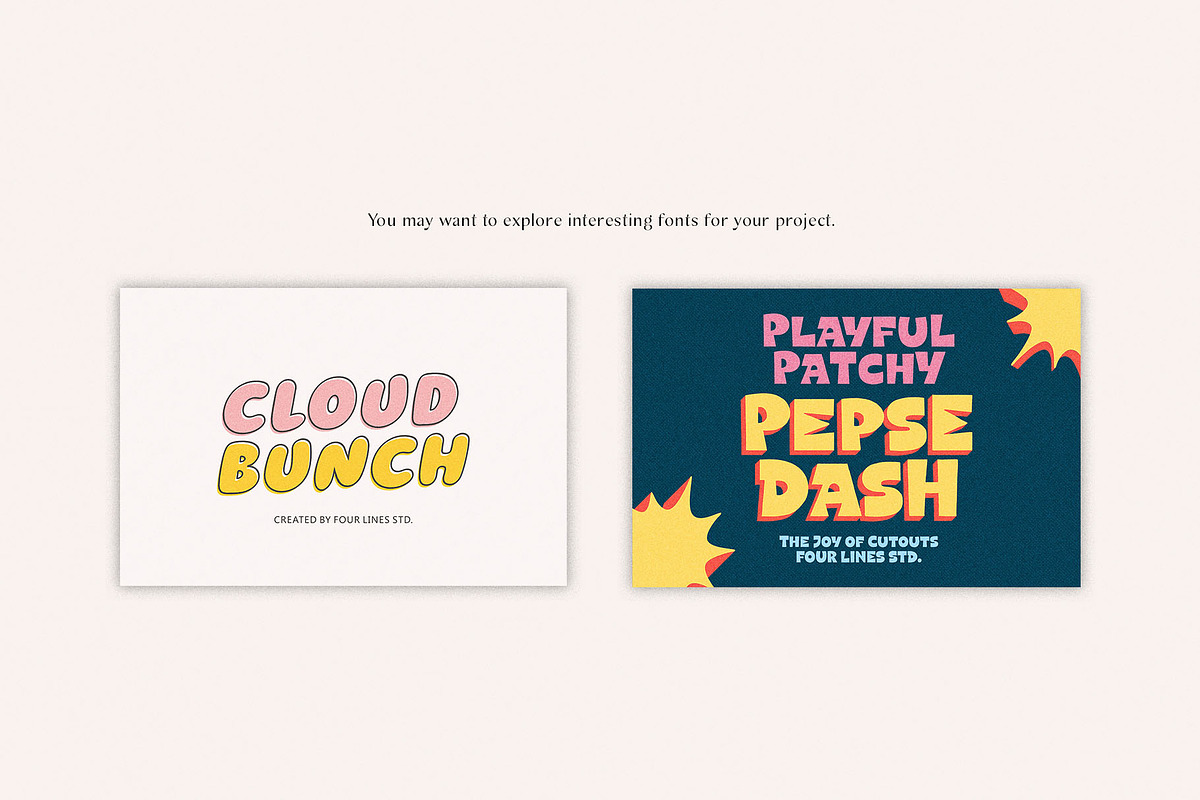 Jabula – Handcrafted Display Font, a Font by Four Lines Std. (Photo 10 of 10)