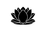 Lotus Flower Silhouette Vector Bundl, an Illustration by Creativeshirt (Thumbnail 5 of 51)