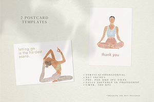 Yoga Aesthetic - Clipart Collection