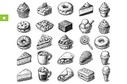 Vintage Dessert Food, an Object Graphic by RT Studio (Thumbnail 1 of 4)