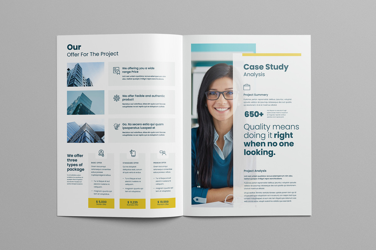 Proposal Template | Canva & Indesign preview 5