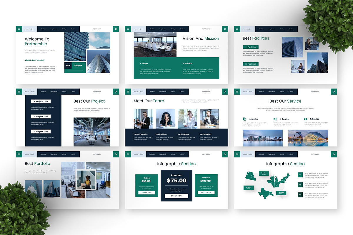 Partnership - Business Keynote preview 3