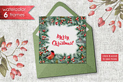 Watercolor Christmas cliparts, a Decorative Illustration by Anastasia Koba (Thumbnail 6 of 12)