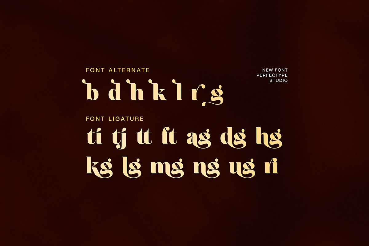 Milgan Elegant Serif Font, a Serif Font by Perfectype (Photo 8 of 8)