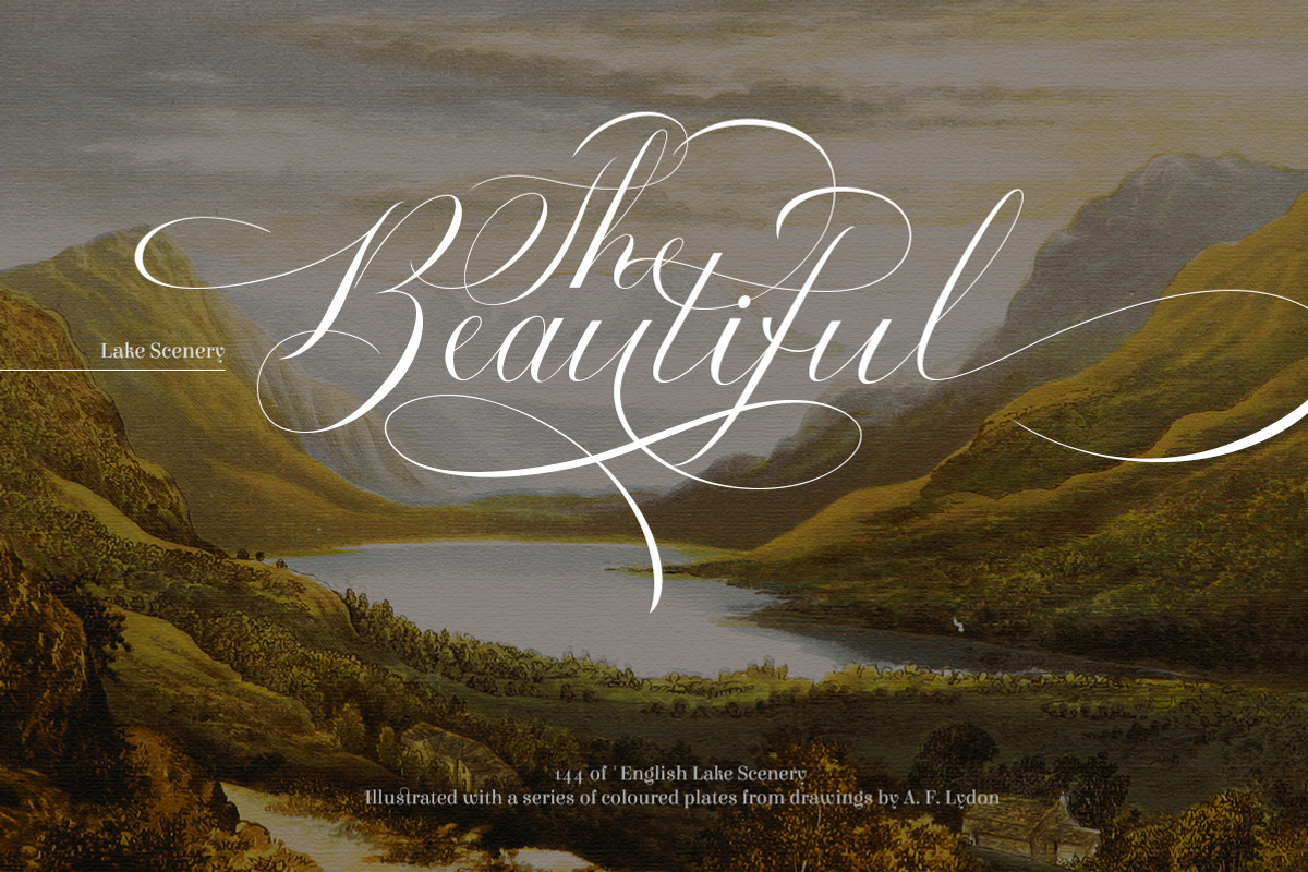Estarossa - Classic Script, a Script Font by Letterhend Studio (Photo 5 of 9)
