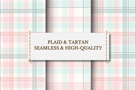 Pastel Tartan Plaid Seamless Pattern, a Pattern Graphic by wind mill