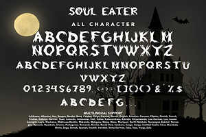 Soul Eater - Halloween Display Font