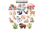 Watercolor Cowgirl Clipart Bundle, an Illustration by CharmClipart (Thumbnail 6 of 9)