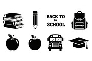 Back To School Silhouette Bundle, an Illustration by Designer_Momina (Thumbnail 28 of 51)
