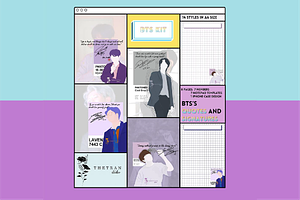BTS Kit Card And Notepad Digital