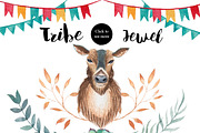 Tribal & Quartz Graphic Watercolor, an Animal Illustration by Planolla (Thumbnail 2 of 4)