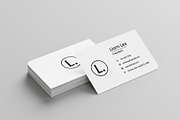 Minimal Classic Business Card, a Business Card Template by Faisal Mehmood (Thumbnail 2 of 3)
