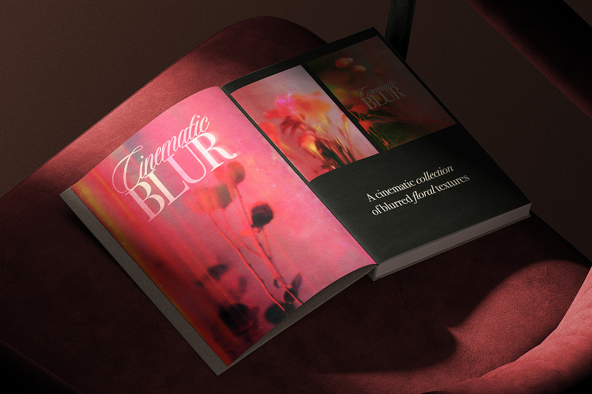 Cinematic Blur - Floral Backgrounds, a Background Graphic by lerinartstudio (Photo 2 of 12)