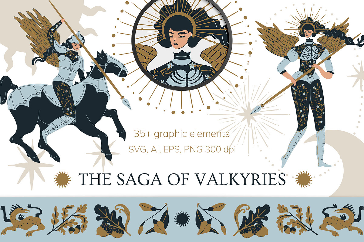 The saga of Valkyries, a Person Illustration by Vector Mystery (Photo 1 of 11)