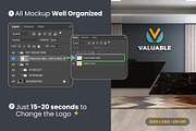 PSD Office Room Company Logo Mockup, a Product Mockup by Ayy (Thumbnail 2 of 23)