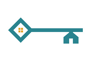 Key House Logo, an Object Graphic by Rhealea_Design