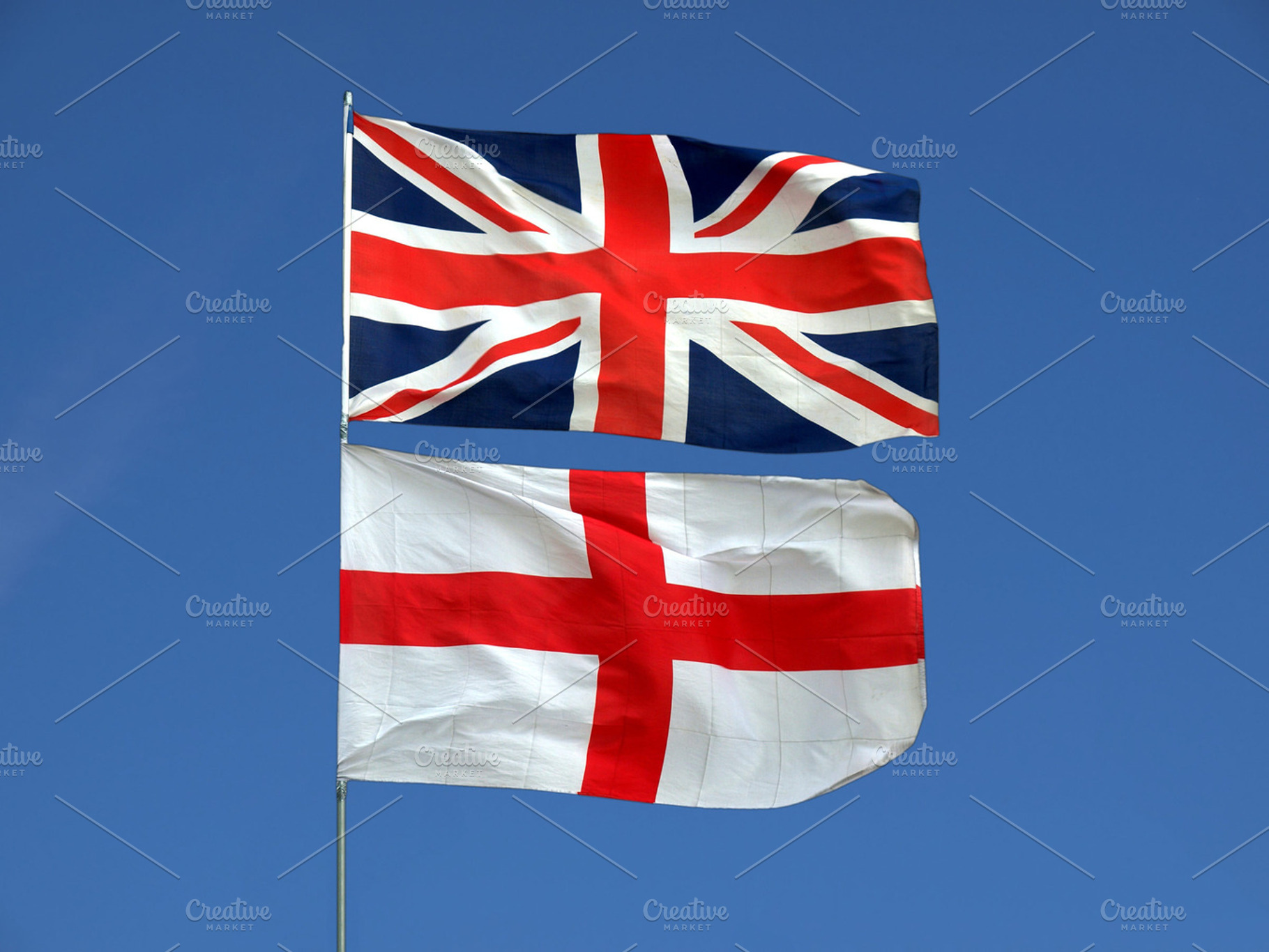 Union jack and england flag featuring uk, united kingdom, and london