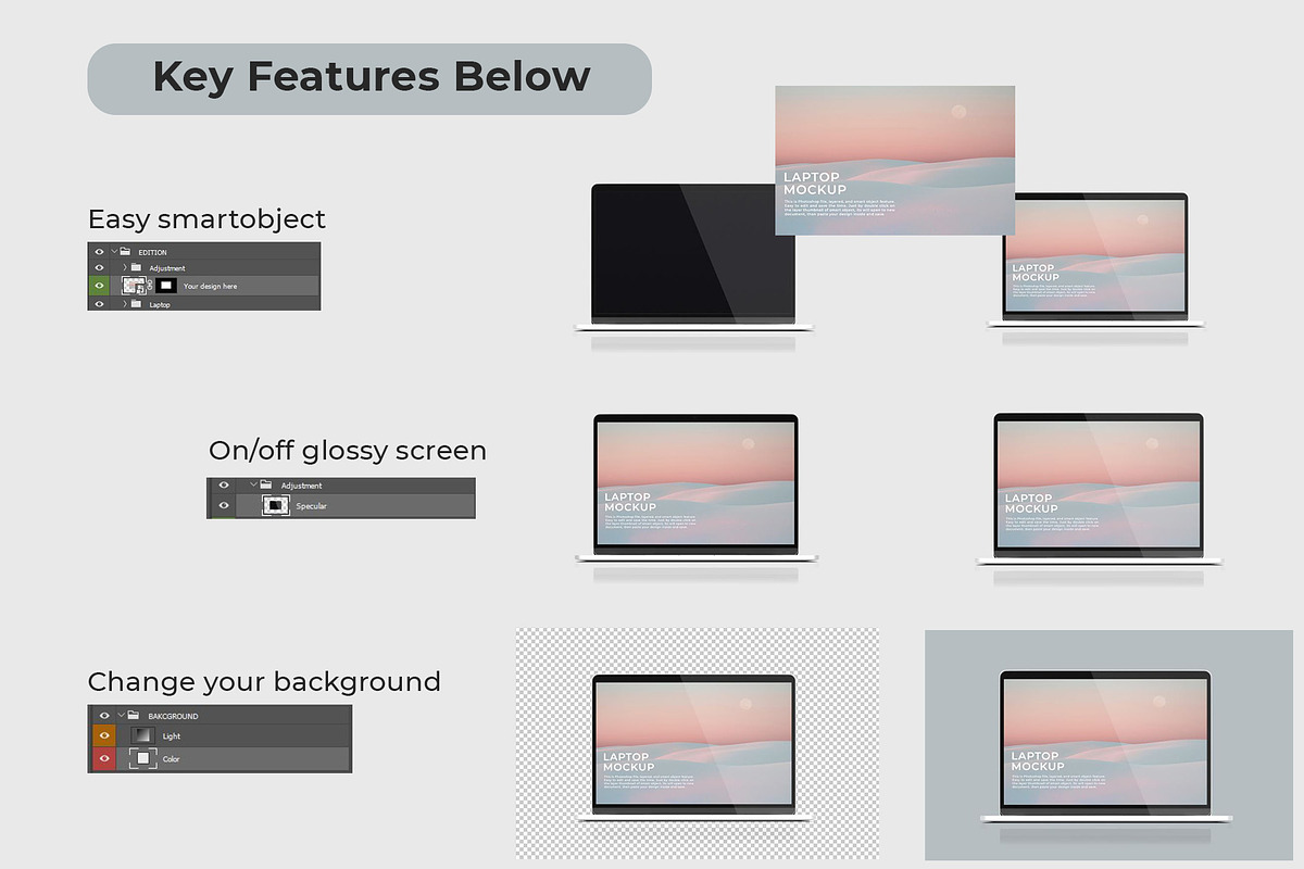 MacBook Pro Mockup, a Mac Mockup by graphicpages (Photo 12 of 14)