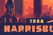 Executa - Bold Art Deco + Freebies, a Sans Serif Font by Parker Creative (Thumbnail 4 of 12)