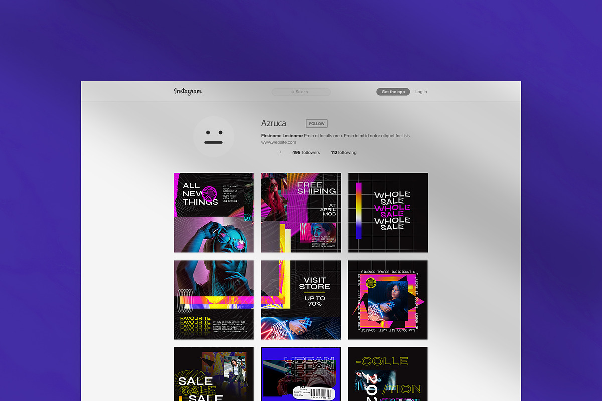 Hype Content Puzzle Instagram Feed, a Social Media Template by Azruca (Photo 4 of 6)