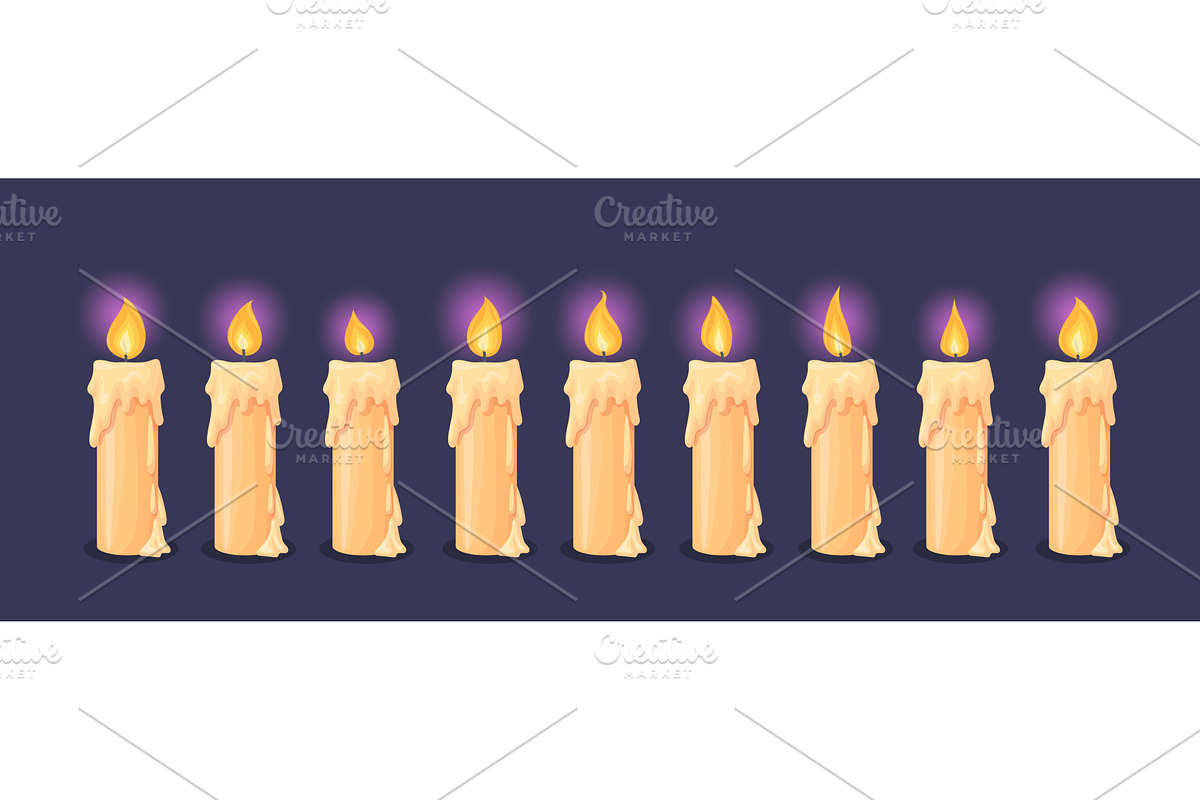 Candle flame animation. Candlelight, an Illustration by Stock-Smart-Start