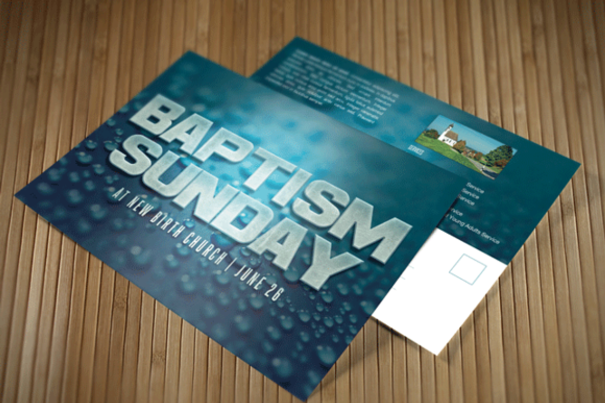 New Birth Church Postard Bundle, a Card Template by loswl (Photo 2 of 4)