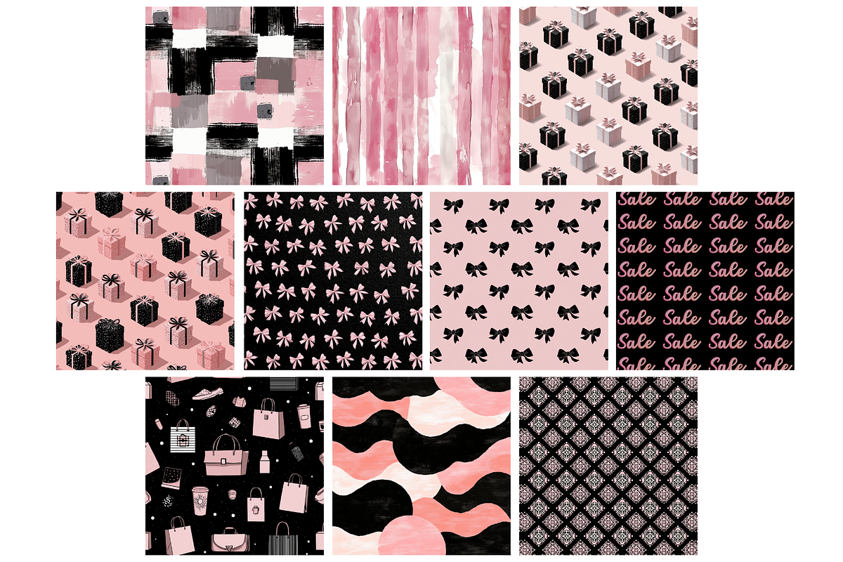 Black Friday Black & Pink Background, a Background Graphic by NadiaTheronArt (Photo 3 of 5)