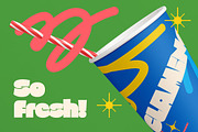 Clamingo – Bold Retro Display Font, a Sans Serif Font by SNI Typeworks (Thumbnail 8 of 10)