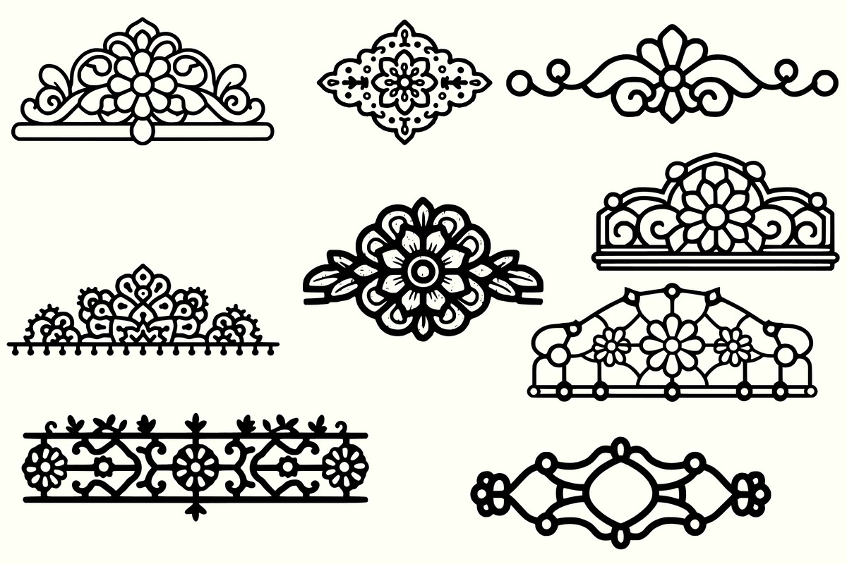 Stained Glass Dividers, an Object Graphic by Pattern Whimsy (Photo 3 of 4)