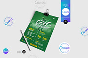 Golf Flyer Template, a Flyer Template by Aam360 (Thumbnail 2 of 3)