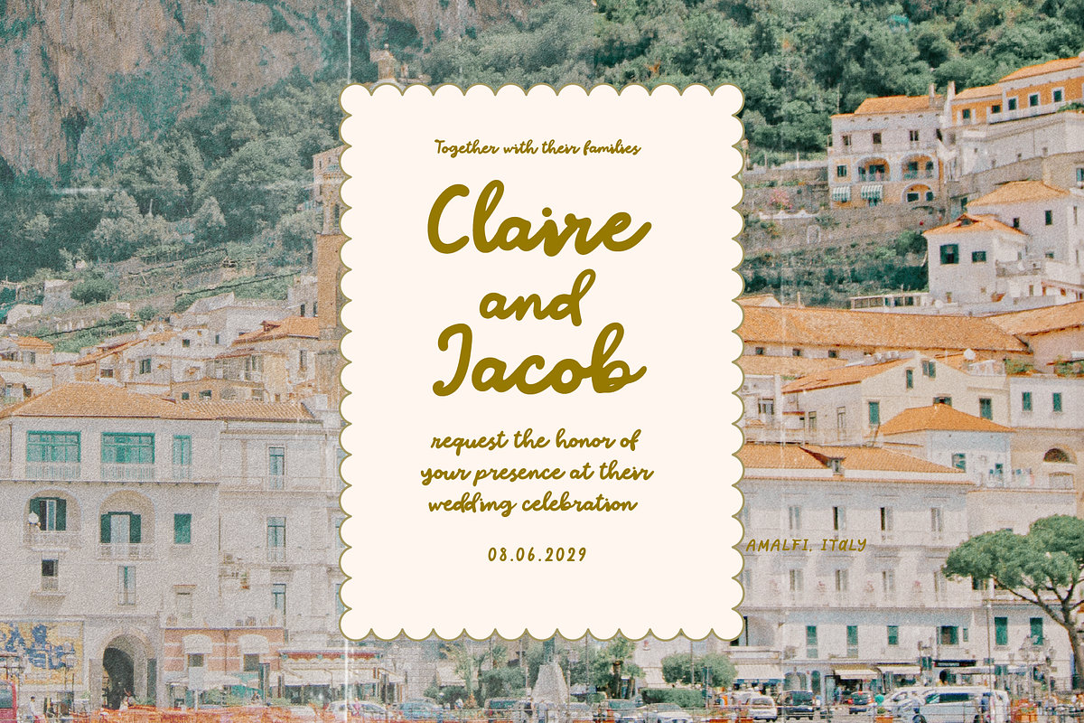 Amalfi - Coastal Summer Retro Script, a Script Font by Kaya Fonts (Photo 4 of 39)