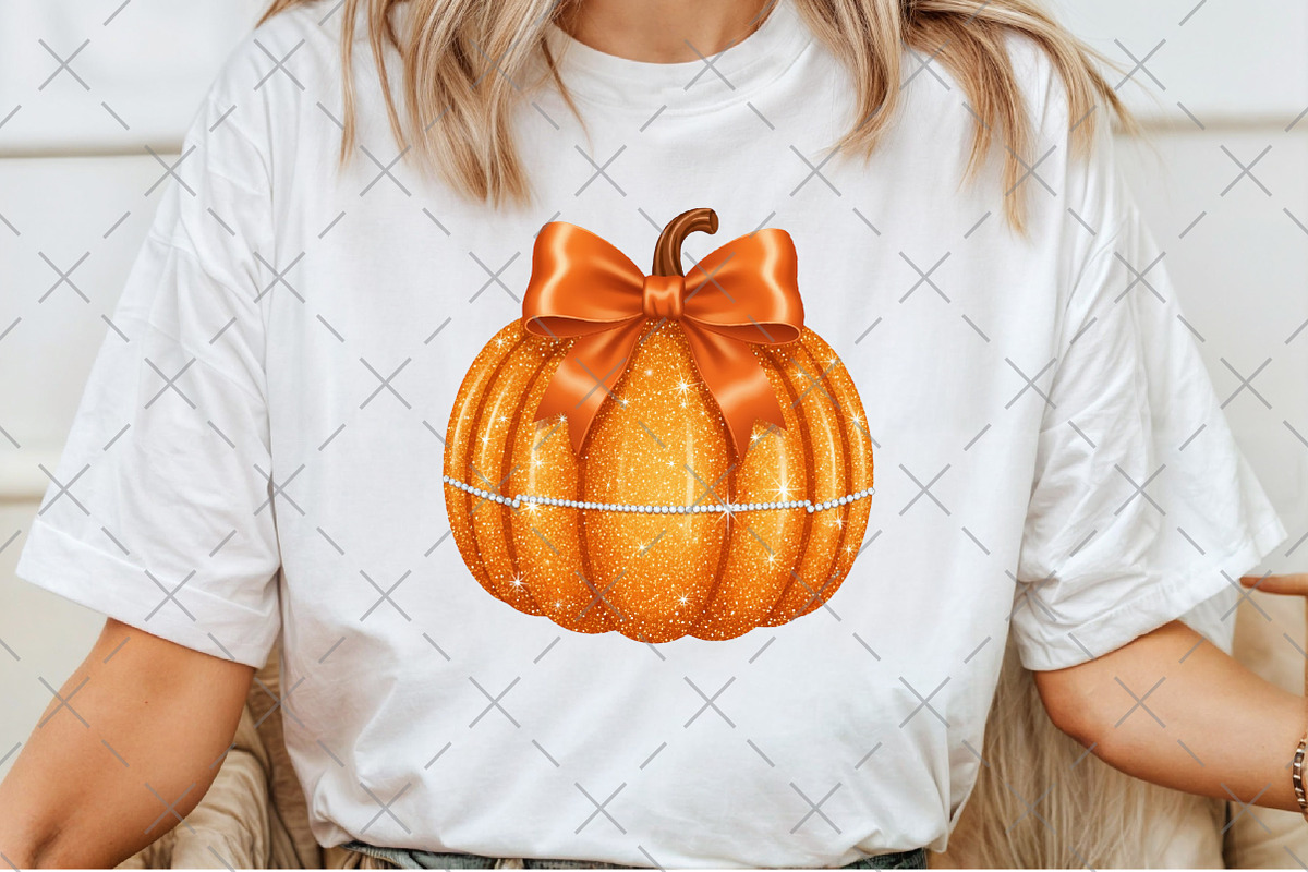 Halloween Disco Glitter Pumpkin PNG, an Illustration by Craft Nest (Photo 5 of 6)