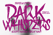 Dark Whispers — Horror Font, a Handwritten Font by Enxyclo Studio (Thumbnail 1 of 11)