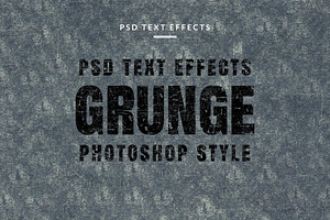 Grunge Text Effect Design