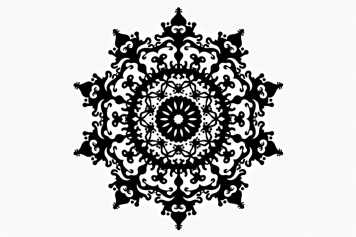 Floral Mandala Vector Set, an Illustration by jahid234 (Photo 9 of 9)