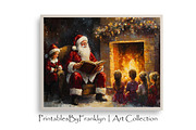 Santa Claus Set Wall Art Bundle, a Holiday Photo by PrintablesByFranklyn (Thumbnail 4 of 8)