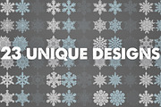 Snowflakes - 23 Intricate Vector, an Object Graphic by Ferntale Art & Design (Thumbnail 3 of 4)