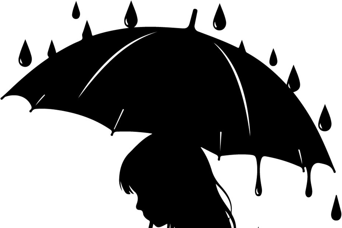 Women with Umbrella Silhouette Bundl, an Illustration by Designs_River (Photo 8 of 10)