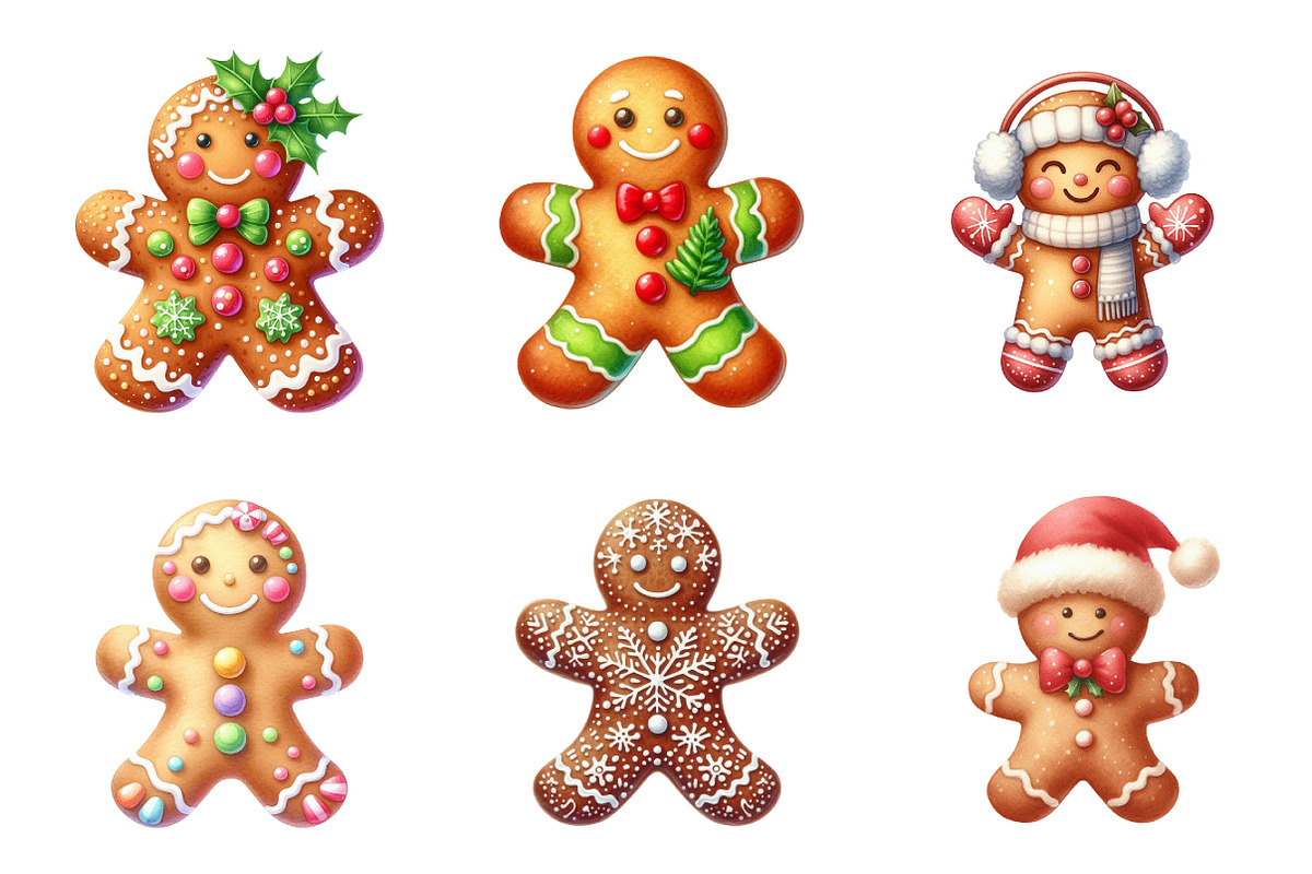 Christmas Gingerbread Man, an Illustration by Design Market (Photo 2 of 5)