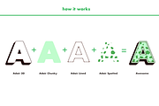 Adair - Layered Typeface, a Font by 414 General Store (Thumbnail 5 of 8)