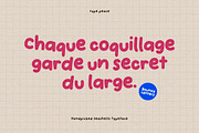 HANDPICKED SEASHELLS | Bouncy Font, a Handwritten Font by type peace (Thumbnail 6 of 11)