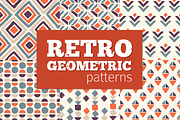 RETRO Geometric Patterns, a Pattern Graphic by adehoidar | Creative Market