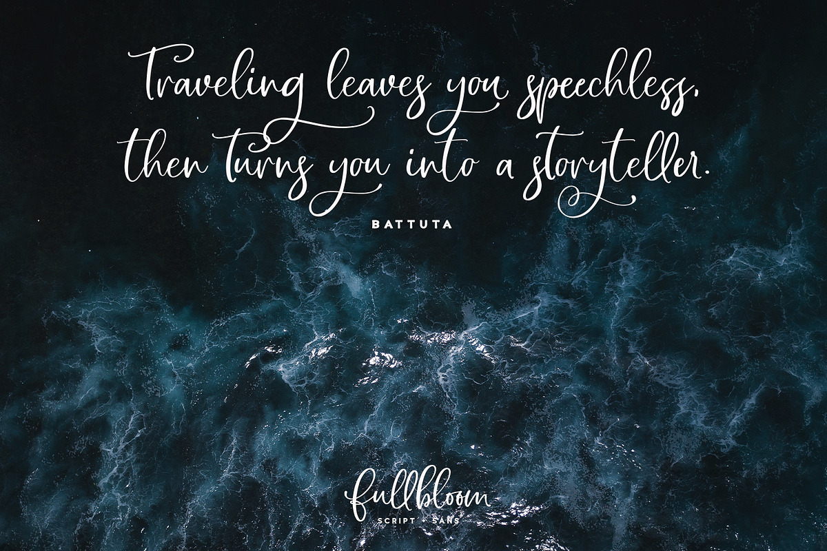 Fullbloom Font Duo preview 3