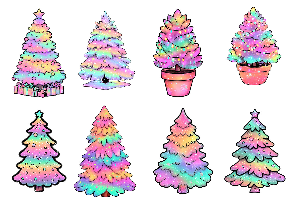 Christmas tree png clipart, an Illustration by Designworld (Photo 3 of 5)